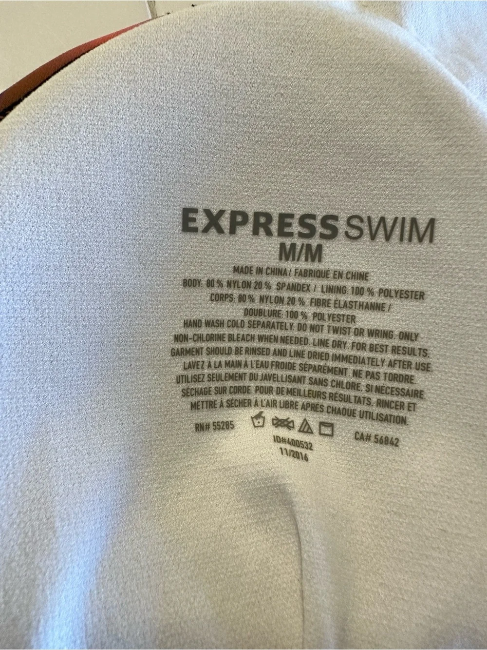 Multi-Color Patterned High-Neck Swim Top - Picture 9 of 10